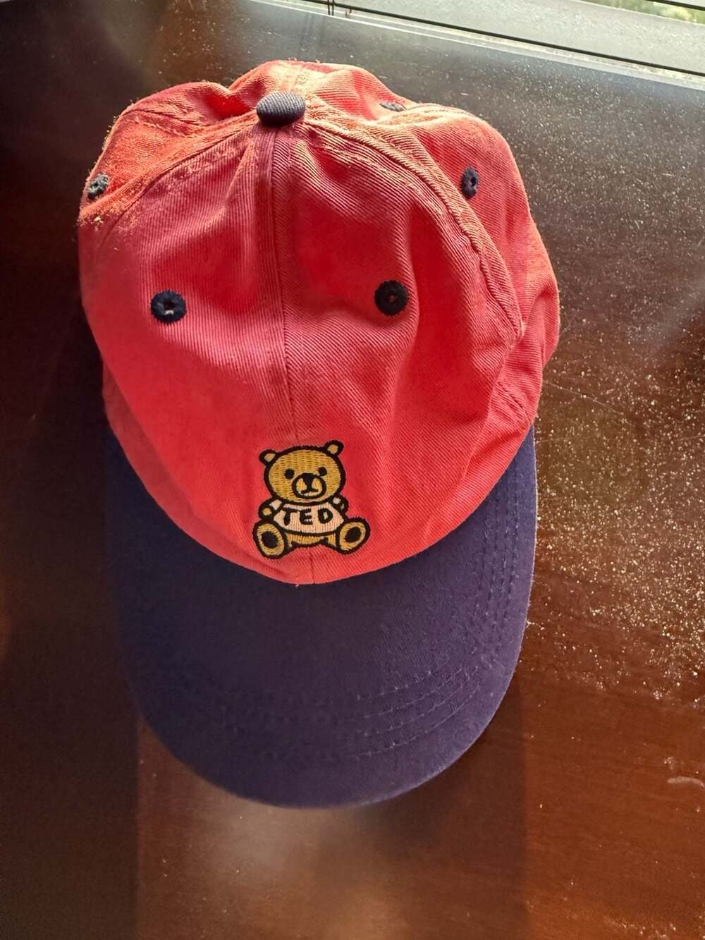 Teddy Fresh Red Ted Bear Logo Adjustable Hat